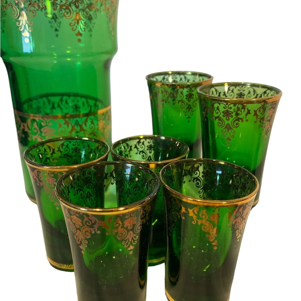 Jay Made In Italy Decanter and Glasses. IOB